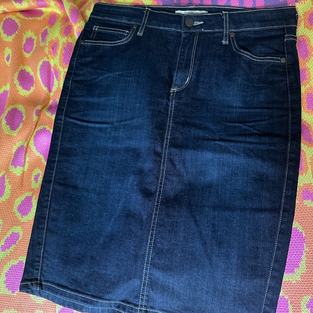 Denim Pencil Skirt